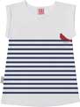 SOSOOKI I Heart SOSOOKI Roll Sleeve Tee Navy Stripe
